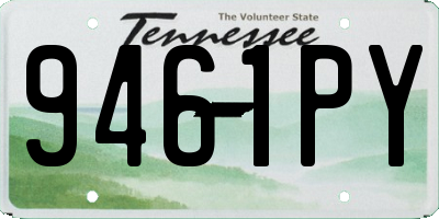 TN license plate 9461PY