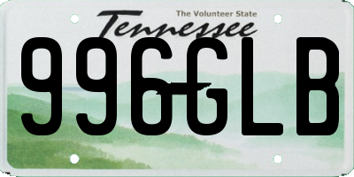 TN license plate 996GLB