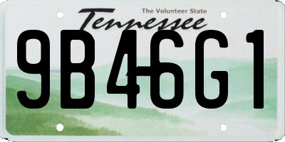 TN license plate 9B46G1