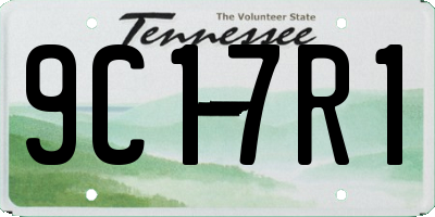 TN license plate 9C17R1