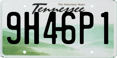 TN license plate 9H46P1