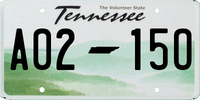 TN license plate A0215O