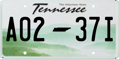 TN license plate A0237I