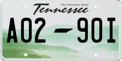 TN license plate A0290I