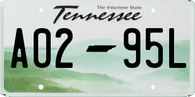 TN license plate A0295L