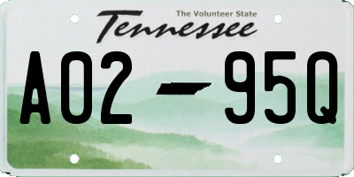 TN license plate A0295Q