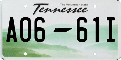 TN license plate A0661I