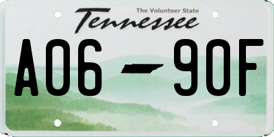 TN license plate A0690F