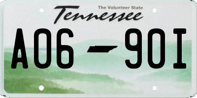 TN license plate A0690I