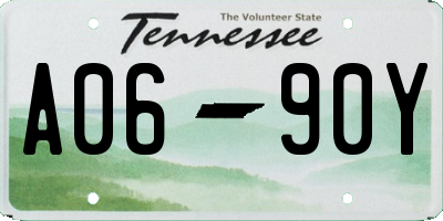 TN license plate A0690Y