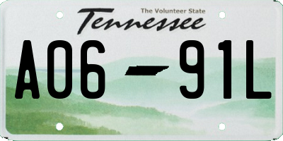 TN license plate A0691L