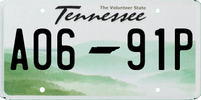 TN license plate A0691P