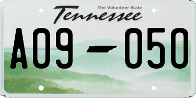 TN license plate A0905O