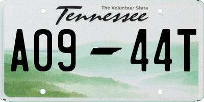 TN license plate A0944T