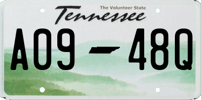 TN license plate A0948Q