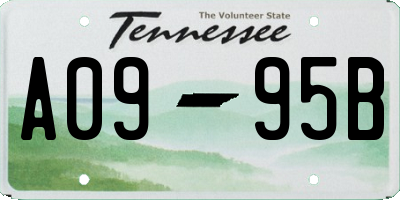 TN license plate A0995B