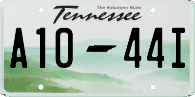 TN license plate A1044I