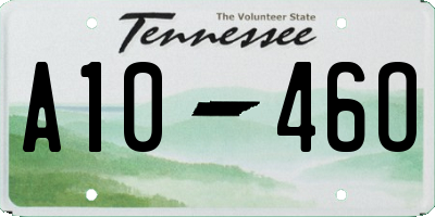 TN license plate A1046O