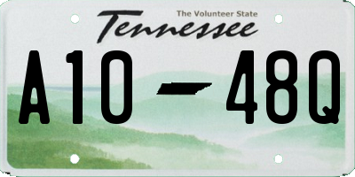 TN license plate A1048Q