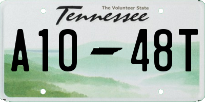 TN license plate A1048T