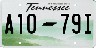 TN license plate A1079I