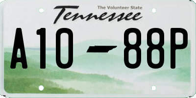 TN license plate A1088P