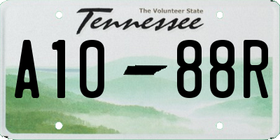 TN license plate A1088R