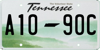 TN license plate A1090C