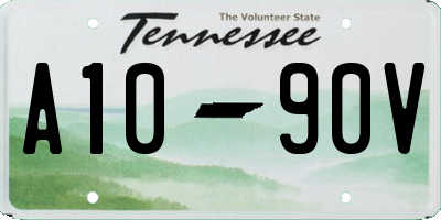 TN license plate A1090V