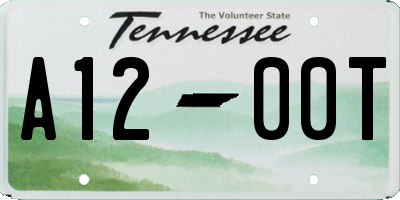 TN license plate A1200T