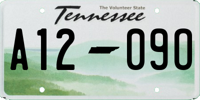 TN license plate A1209O