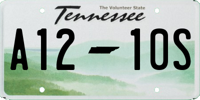 TN license plate A1210S