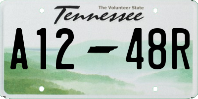 TN license plate A1248R