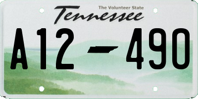 TN license plate A1249O