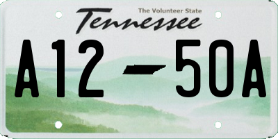 TN license plate A1250A