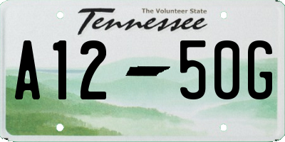 TN license plate A1250G