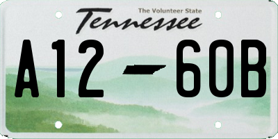 TN license plate A1260B