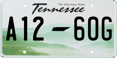 TN license plate A1260G