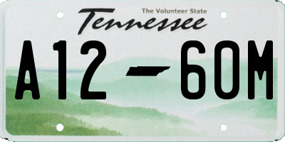 TN license plate A1260M