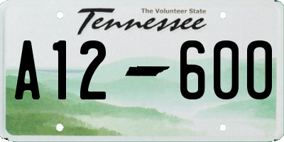 TN license plate A1260O