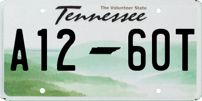 TN license plate A1260T