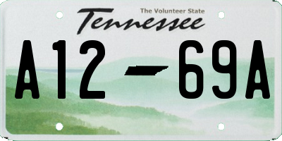 TN license plate A1269A