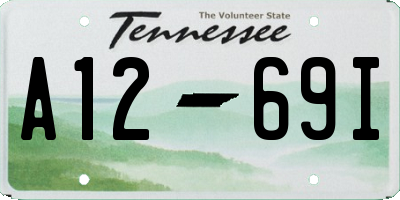 TN license plate A1269I