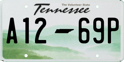 TN license plate A1269P