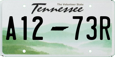 TN license plate A1273R
