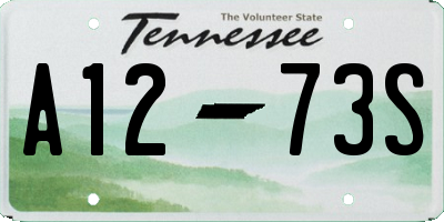 TN license plate A1273S