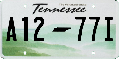 TN license plate A1277I