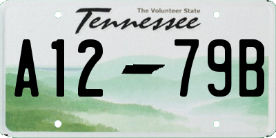TN license plate A1279B