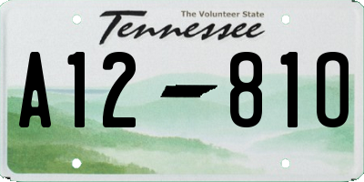 TN license plate A1281O