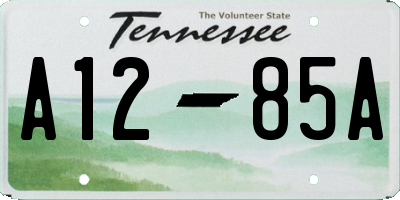 TN license plate A1285A